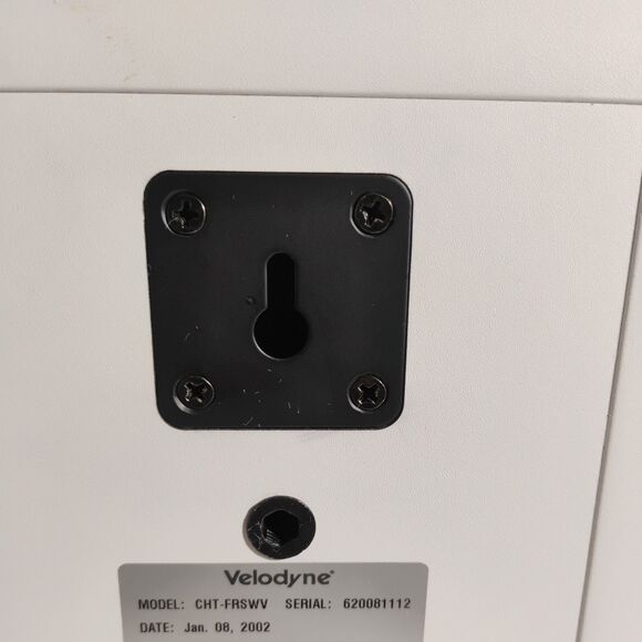 Pair Rare White Velodyne CHT-14WV Bookshelf Satellite Speakers 2002 - Picture 10 of 16